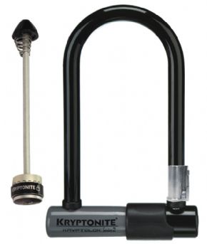 Kryptonite Kryptolok S2 Mini-7 D Lock With Front Wheelboltz Pak - When you're ready to step up upgrade by adding the optional chin bar