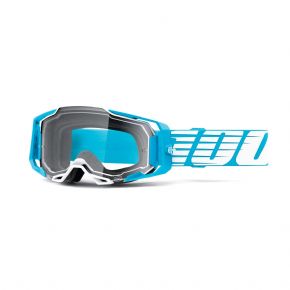 100% Armega Goggles Sky/clear Lens  2022 - Plaid or plain reversible and insulating versatility