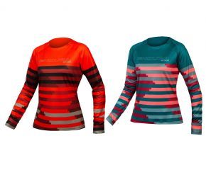 Endura Womens Mt500 Supercraft Long Sleeve Ltd Edition Jersey - Critically positioned high stretch wind and waterproof panels
