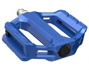 Shimano Pd-ef202 Mtb Flat Pedals Blue - Fully replaceable bearings and full spares back up available