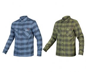 Endura Hummvee Flannel Shirt - Critically positioned high stretch wind and waterproof panels