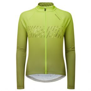 Altura Airstream Womens Long Sleeve Jersey - WARM POLARTEC FLEECE LINED COLLAR AND DWR COATING.