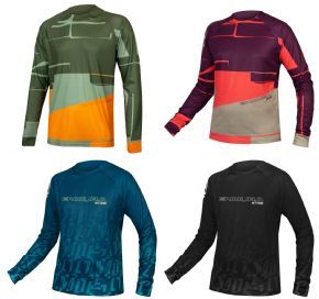 Endura Mt500 Print Long Sleeve Dh Tee Ltd  2023 - Critically positioned high stretch wind and waterproof panels