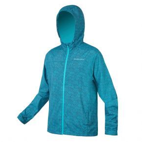 Endura Hummvee Windproof Shell Jacket Atlantic - Critically positioned high stretch wind and waterproof panels