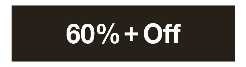60%+ Off