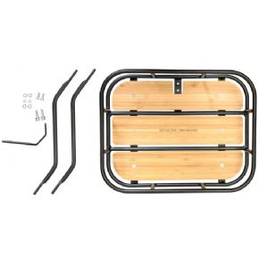 Cannondale Treadwell Front Rack With Bamboo Tray - Plaid or plain reversible and insulating versatility