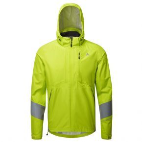 Altura Nightvision Typhoon Waterproof Jacket - WARM POLARTEC FLEECE LINED COLLAR AND DWR COATING.