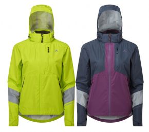 Altura Nightvision Typhoon Womens Waterproof Jacket - WARM POLARTEC FLEECE LINED COLLAR AND DWR COATING.