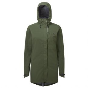 Altura Grid Parka Womens Waterproof Jacket - WARM POLARTEC FLEECE LINED COLLAR AND DWR COATING.