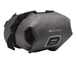 Madison Waterproof Micro Saddle Bag With Welded Seams 1.2 Litre Grey - 