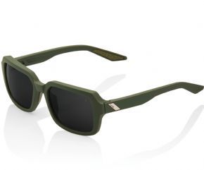 100% Rideley Sunglasses Army Green/Black Mirror Lens - Performance bar wrap with an ideal balance of cushion road feel and grip