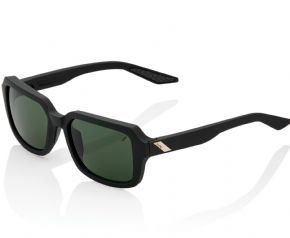 100% Rideley Sunglasses Black/Grey Green Lens - Performance bar wrap with an ideal balance of cushion road feel and grip