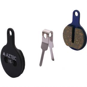Aztec Organic Disc Brake Pads For Tektro Lyra Mechanical Callipers - PU material is hard wearing yet offers great grip for bare skin or gloves