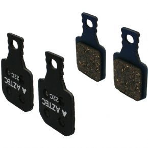 Aztec Organic Disc Brake Pads For Magura Mt5 And Mt7 Callipers (2 Pairs) - PU material is hard wearing yet offers great grip for bare skin or gloves