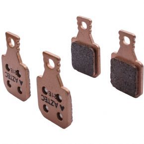 Aztec Sintered Disc Brake Pads For Magura Mt5 And Mt7 Callipers (2 Pairs) - PU material is hard wearing yet offers great grip for bare skin or gloves