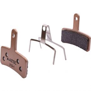 Aztec Sintered Disc Brake Pads For Tektro Dorado Callipers - PU material is hard wearing yet offers great grip for bare skin or gloves