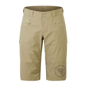 Endura Singletrack 2 Shorts Mushroom X Large - Durable Nylon mini-ripstop fabric with DWR finish