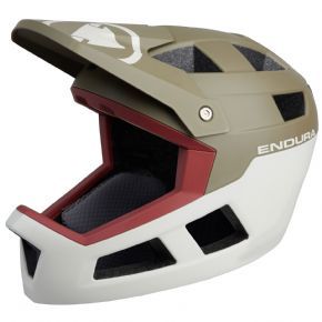 Endura Singletrack Full Face Helmet Tweed Green  2025 - 