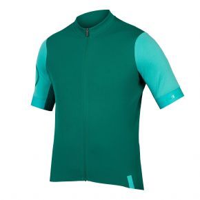 Endura Fs260 Short Sleeve Jersey Relaxed Fit Emerald Green - 