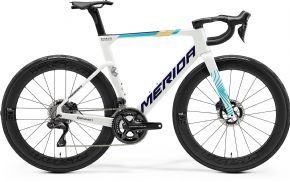 Merida Reacto Team Carbon Road Bike Team Pearl/Blue 2025 - 