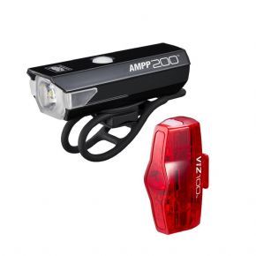 Cateye Ampp 200/viz 100 USB-C Light Set - 