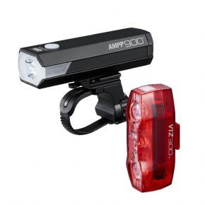 Cateye AMPP 900/VIZ 300 USB-C Light Set - 