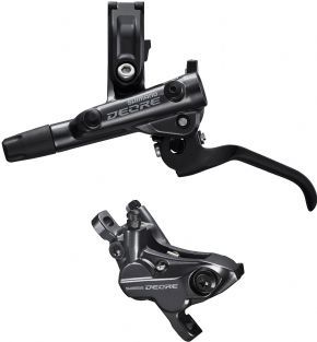 Shimano Br-m6120/bl-m6100 Deore Bled Brake Lever/post Mount 4 Pot Calliper - Deore M6120 fully bled hydraulic disc brake with easily adaptable post-style calliper