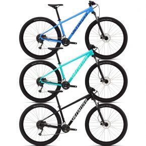 Specialized Rockhopper 29er Mountain Bike 2026 - Great value rear RS100 clincher wheel 24 black stainless steel spokes