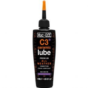 Muc-off C3 Ceramic All Weather Lube 120ml - Rugged waterproof protection shorts that makes you want to ride in the rain