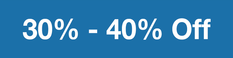 30% - 40% Off